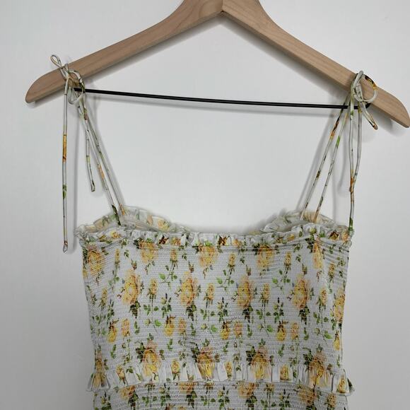 V. Chapman X REVOLVE Drew Mini Dress Smocked Womens Size 2 Floral - Picture 10 of 16